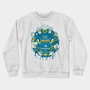 Retro Wave Mystic Aquarius Vase Crewneck Sweatshirt